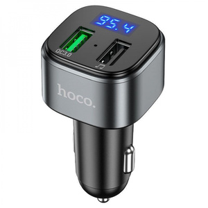 АЗП Hoco FM Launcher E67 Fighter 18W (2 USB) чорний