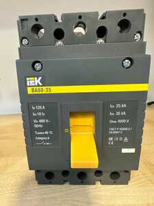 Автоматический выключатель IEK ВА88-35 (125А 35кА)