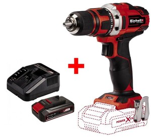 Шуруповерт акумуляторний Einhell TE-CD 18|40 Li Bl - Solo+ 2.5 ah