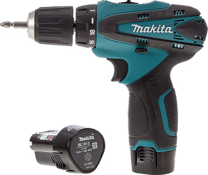 Шуруповерт аккумуляторный Makita DE330+2 аб+зу КОПІЯ