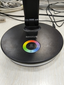 Лампа настільна Maxus DL 10W 3CCT BL RGB