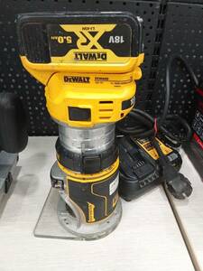 Фрезер акумуляторний DeWALT DCW600 + DCB184 + DCB1104