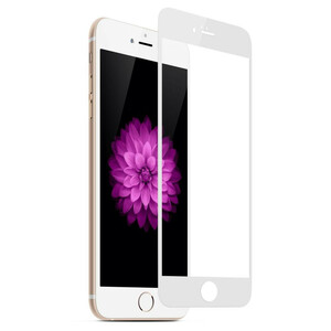 Захисне скло iPhone 8 White 5D
