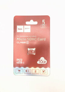 карта пам'яті hoco. micro SDHC 16GB class 10